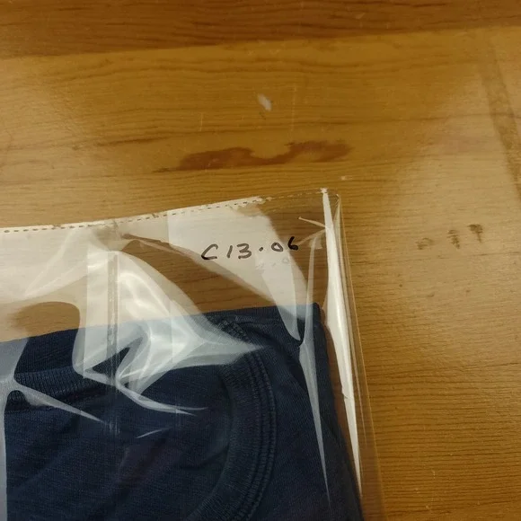 Flint and Tinder Mens Blue Short Sleeve Pocket Tee T-Shirt Made in USA - Picture 12 of 12